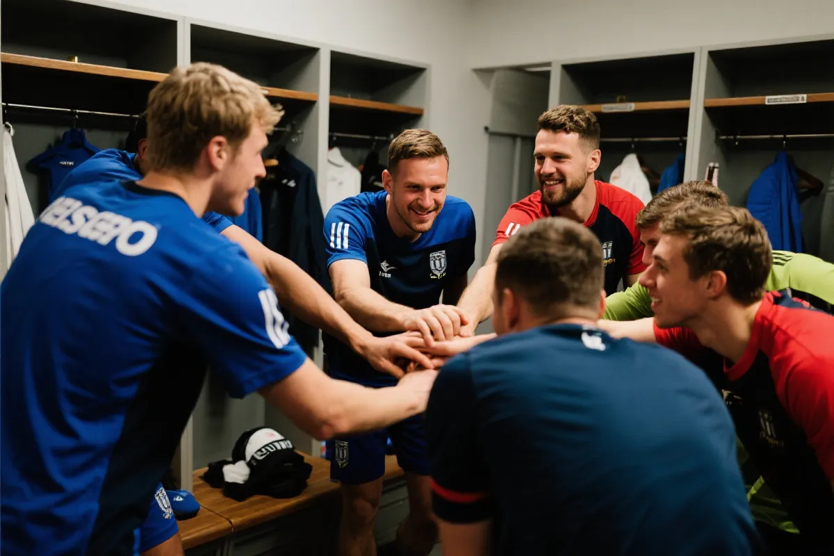 团队协作与热爱体育的瞬间